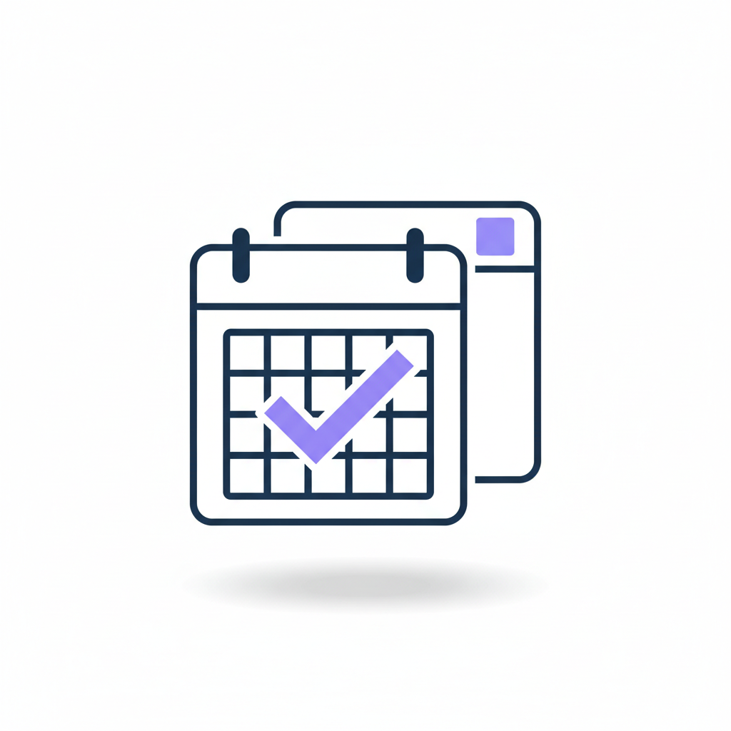 Calendar check icon